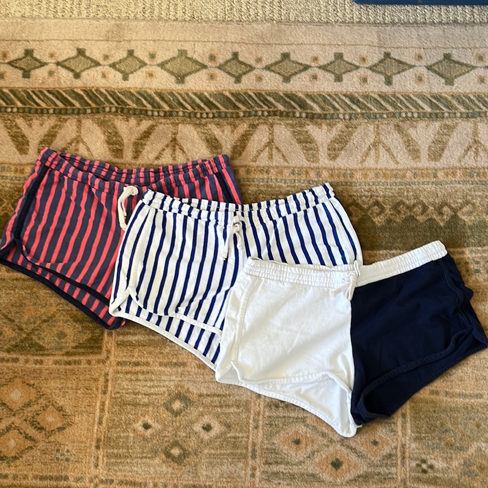 J.Crew *set of 3* retro track shorts | size L